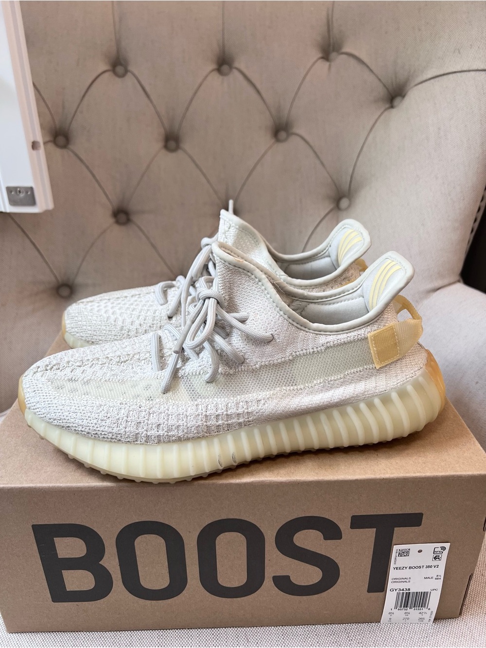 Yeezy Boost 350 V2 Cream with Pale Yellow Accents